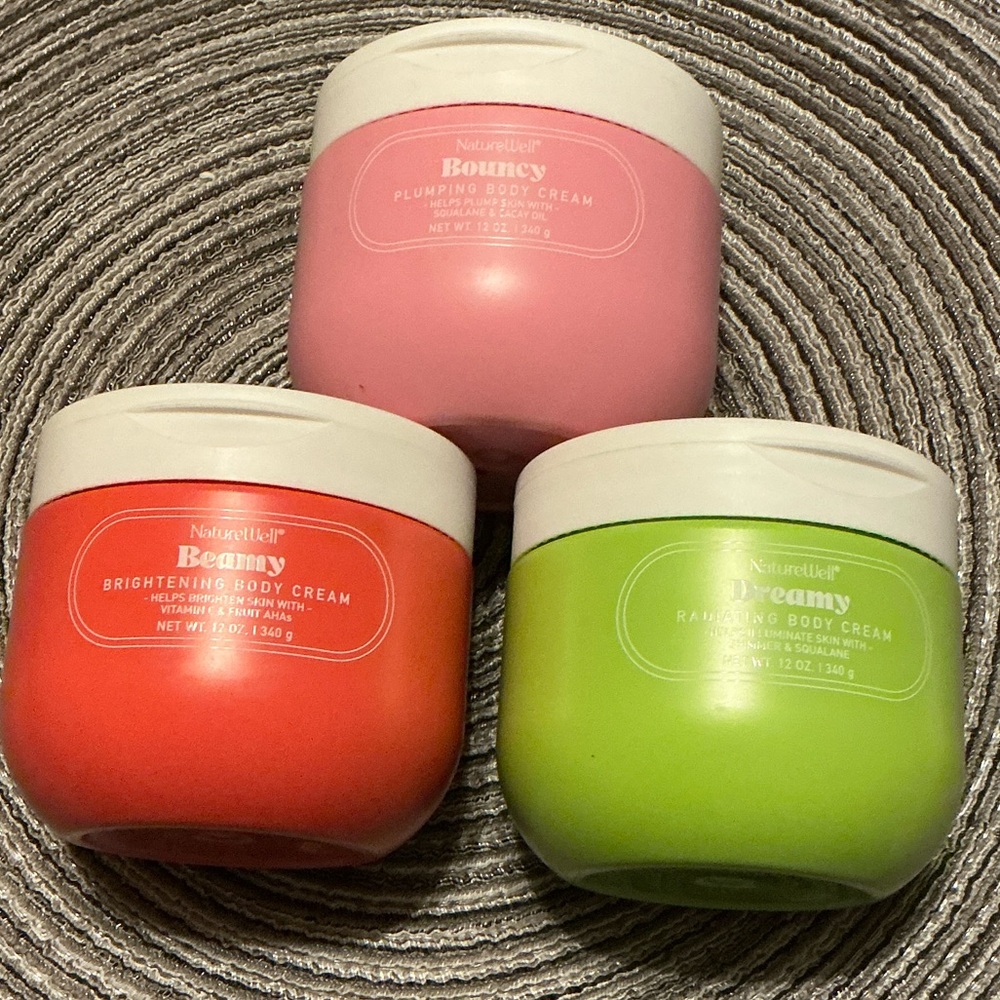 NatureWell 3 pc Beauty Body Cream Set